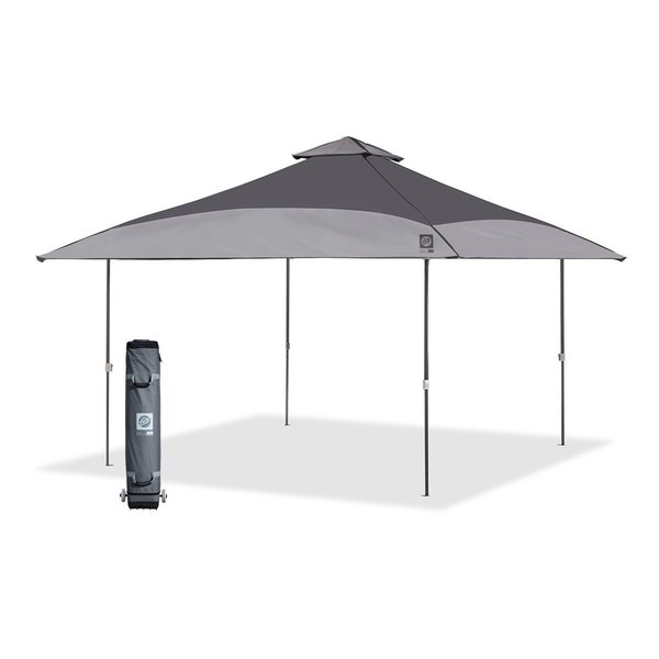 E-Z Up Spectator Shelter, 13' W x 13' L, Gray Steel Frame, Cool Gray Top SCSG13GY